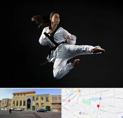 مربی رزمی خانم در زنبیل آباد قم