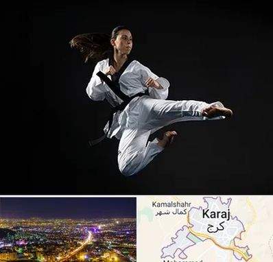 مربی رزمی خانم در کرج