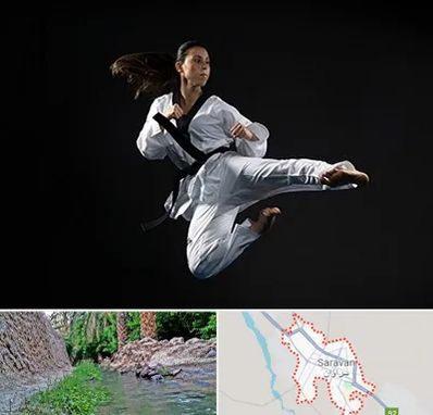 مربی رزمی خانم در سراوان