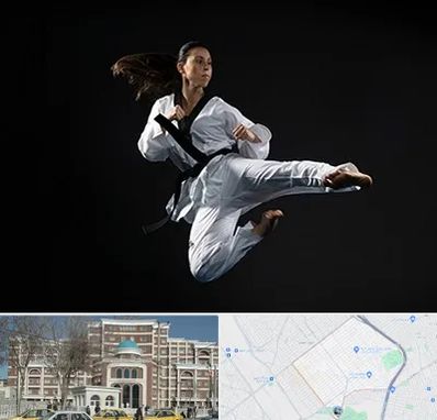 مربی رزمی خانم در طلاب مشهد