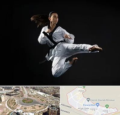 مربی رزمی خانم در پرند