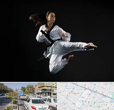 مربی رزمی خانم در مفتح مشهد