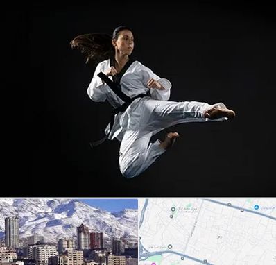 مربی رزمی خانم در ازگل