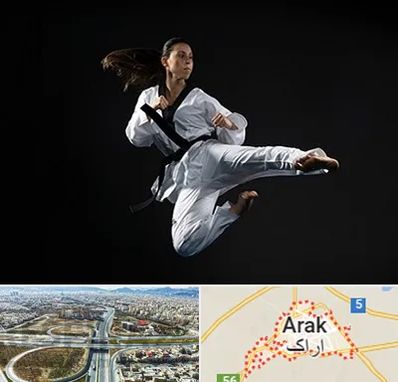 مربی رزمی خانم در اراک