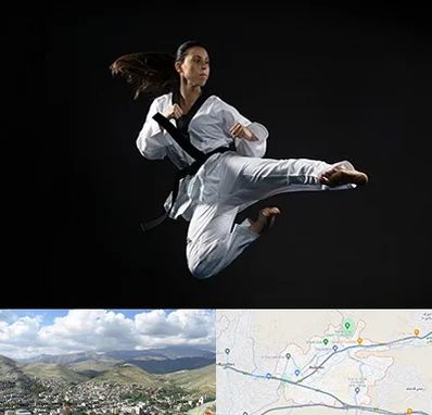 مربی رزمی خانم در رودهن