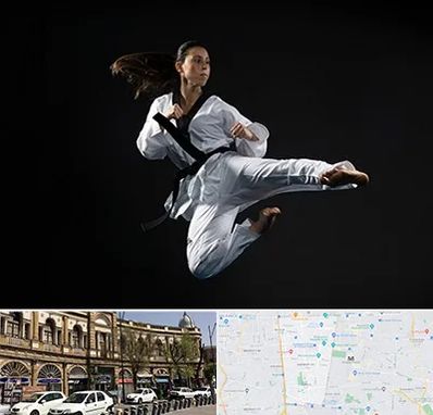 مربی رزمی خانم در منطقه 11 تهران