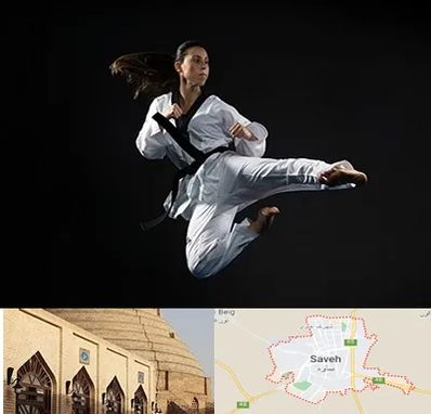 مربی رزمی خانم در ساوه