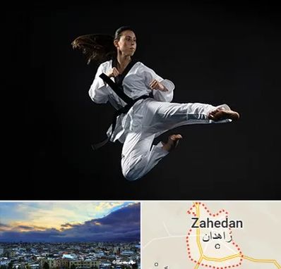 مربی رزمی خانم در زاهدان