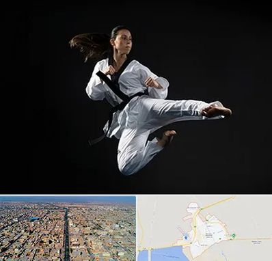 مربی رزمی خانم در بندر ماهشهر