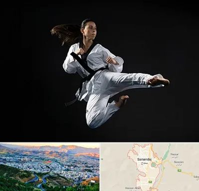 مربی رزمی خانم در سنندج