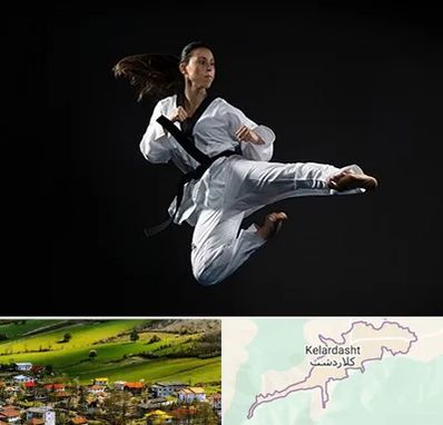 مربی رزمی خانم در کلاردشت