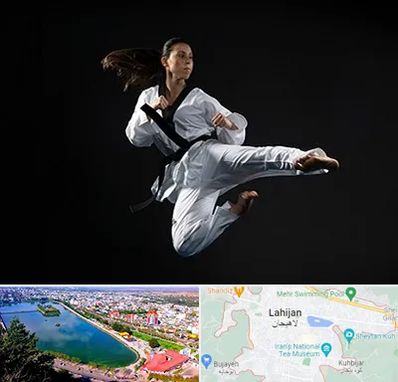 مربی رزمی خانم در لاهیجان