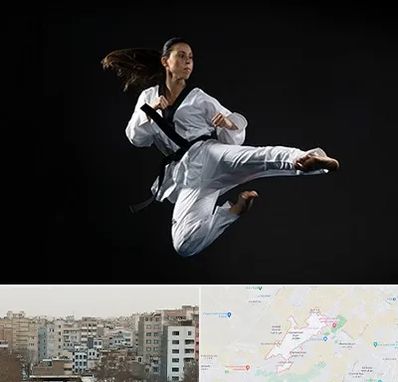 مربی رزمی خانم در محمد شهر کرج