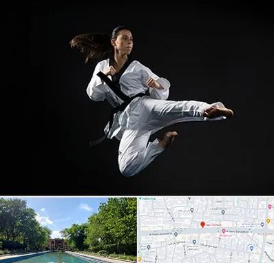 مربی رزمی خانم در هشت بهشت اصفهان