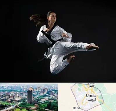 مربی رزمی خانم در ارومیه