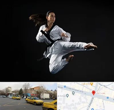 مربی رزمی خانم در شهناز تبریز