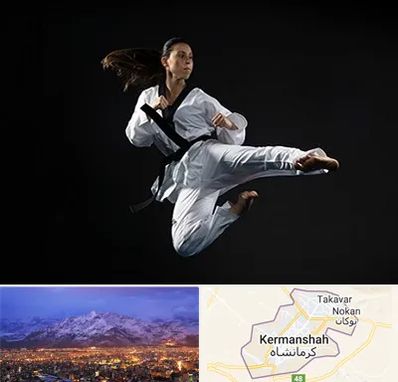 مربی رزمی خانم در کرمانشاه