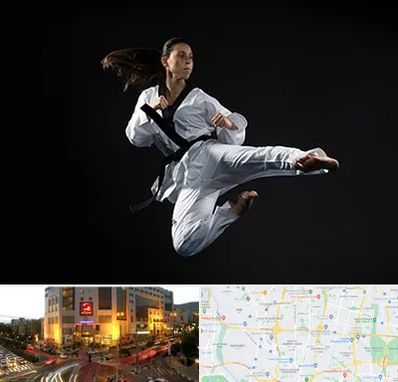 مربی رزمی خانم در جنت آباد تهران 