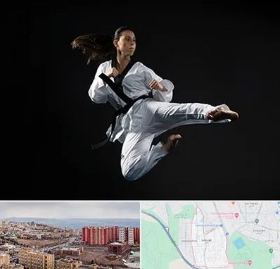 مربی رزمی خانم در سهند تبریز