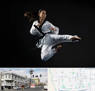 مربی رزمی خانم در 17شهریور