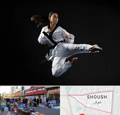 مربی رزمی خانم در شوش
