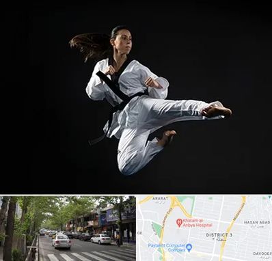 مربی رزمی خانم در ظفر 