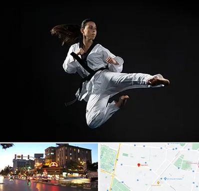 مربی رزمی خانم در بلوار سجاد مشهد