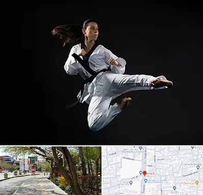 مربی رزمی خانم در خیابان توحید اصفهان