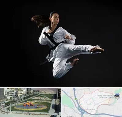 مربی رزمی خانم در مرزداران تبریز