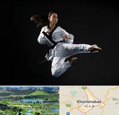 مربی رزمی خانم در خرم آباد