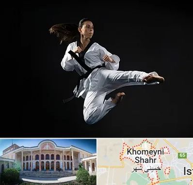 مربی رزمی خانم در خمینی شهر