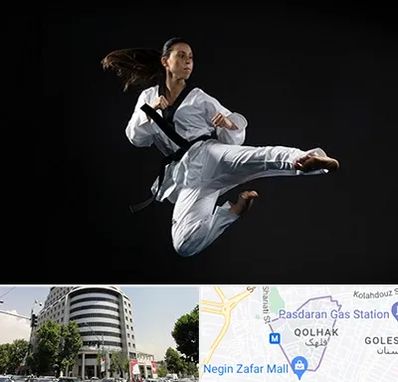 مربی رزمی خانم در قلهک