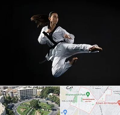 مربی رزمی خانم در جهانشهر کرج