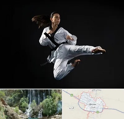 مربی رزمی خانم در شیروان