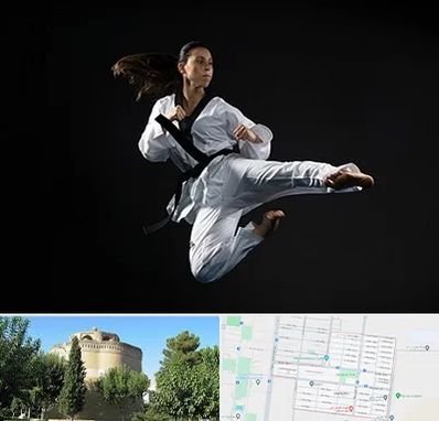 مربی رزمی خانم در مرداویج اصفهان