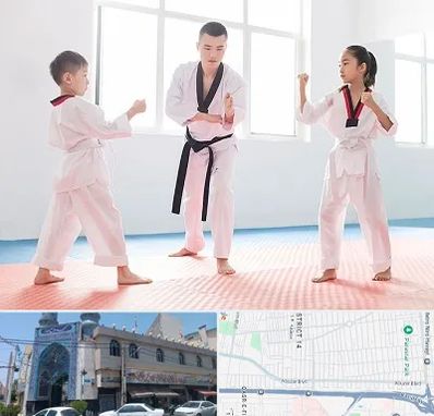 مربی رزمی در بلوار ابوذر