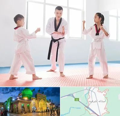 مربی رزمی در آستانه اشرفیه