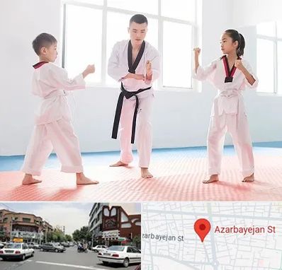 مربی رزمی در خیابان آذربایجان