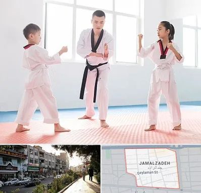 مربی رزمی در خیابان جمالزاده