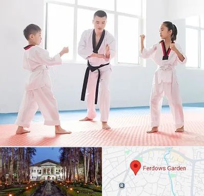 مربی رزمی در باغ فردوس