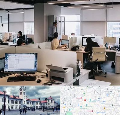 خدمات عمومی در میدان شهرداری رشت