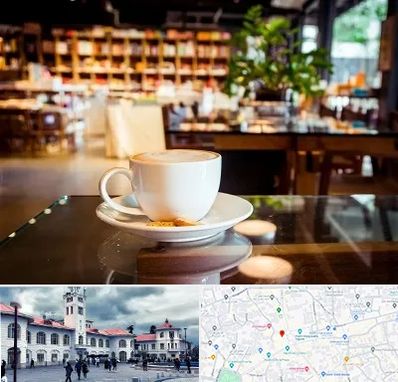 کافه کتاب در میدان شهرداری رشت