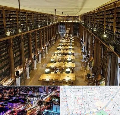 کتابخانه در منظریه رشت