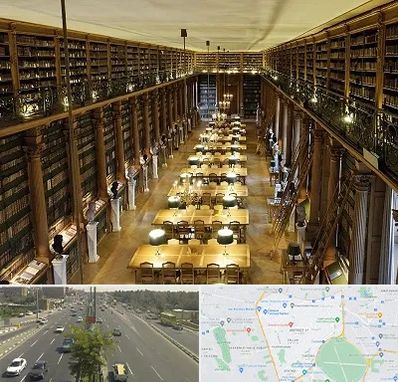 کتابخانه در منطقه 17 تهران