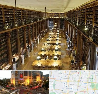 کتابخانه در جنت آباد تهران