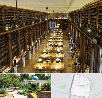 کتابخانه در باغمیشه تبریز