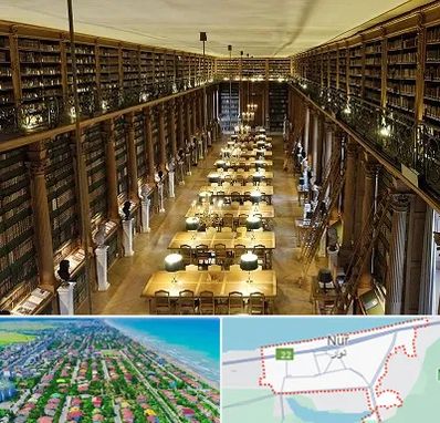 کتابخانه در نور