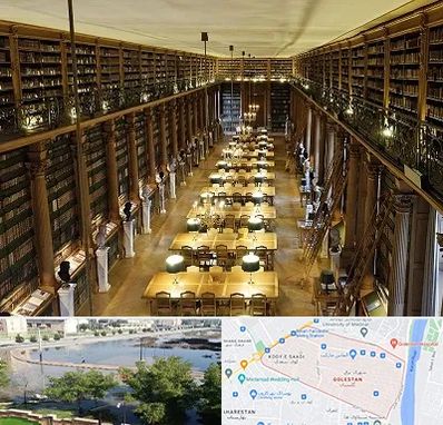 کتابخانه در گلستان اهواز