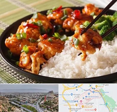 رستوران چینی در معالی آباد شیراز