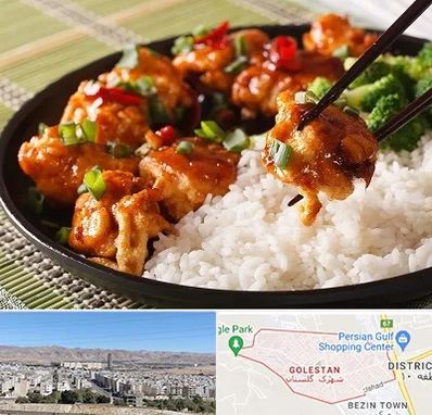 رستوران چینی در شهرک گلستان شیراز